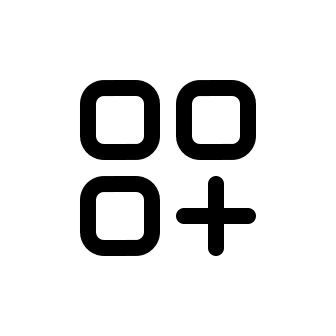 Add Grid Squares Layout (System UIcons) Free Open-Source SVG Icon (System UIcons)