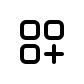 Add Grid Squares Layout (System UIcons) Free Open-Source SVG Icon