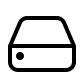 Hard Drive Storage Device Free Open-Source SVG Icon