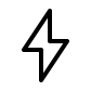 Lightning Bolt Symbol Free Open-Source SVG Icon