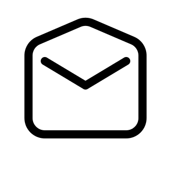 Open Mail Envelope Free Open-Source SVG Icon (System UIcons)