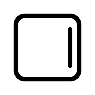 Right Panel Interface Free Open-Source SVG Icon (System UIcons)