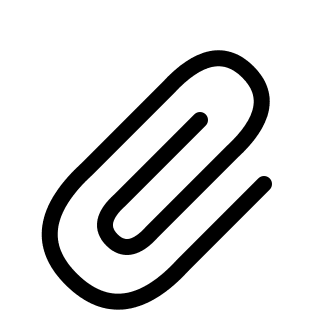 Paperclip (System UIcons) Free Open-Source SVG Icon (System UIcons)