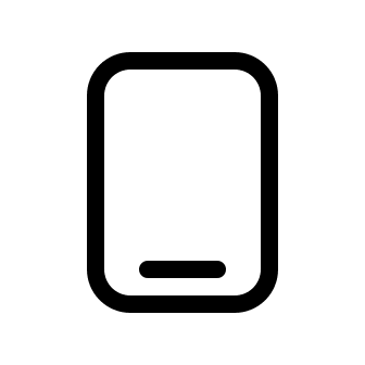 Portrait Phone Design Free Open-Source SVG Icon (System UIcons)