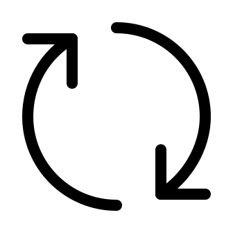 Refresh Symbol Free Open-Source SVG Icon (System UIcons)