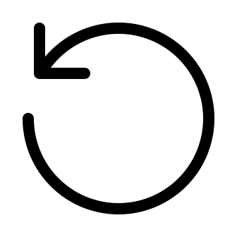 Reset Settings (System UIcons) Free Open-Source SVG Icon (System UIcons)