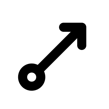 Arrow Up Right in Circle (Tabler) Free Open-Source SVG Icon (Tabler Icons)