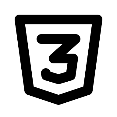 CSS3 Brand Logo Free Open-Source SVG Icon (Tabler Icons)