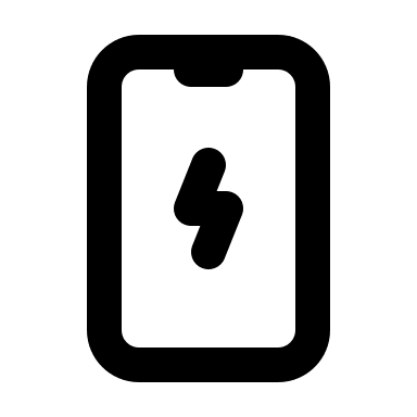 Mobile Device Charging (Tabler) Free Open-Source SVG Icon (Tabler Icons)