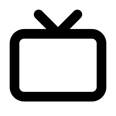 Television Device Free Open-Source SVG Icon (Tabler Icons)