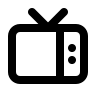 Vintage Television Set (Tabler) Free Open-Source SVG Icon