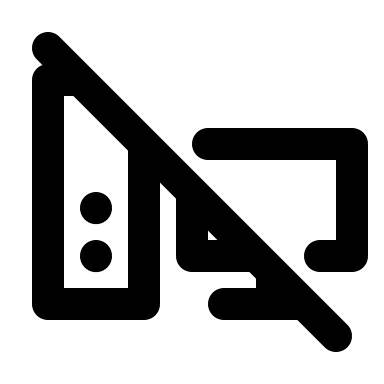 PC Device Offline Status (Tabler) Free Open-Source SVG Icon (Tabler Icons)