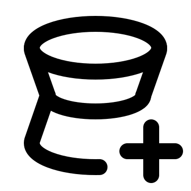 Diabolo Plus Symbol Free Open-Source SVG Icon (Tabler Icons)