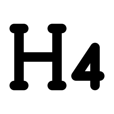 H-4 Header Tag Free Open-Source SVG Icon (Tabler Icons)