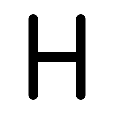 Letter H Free Open-Source SVG Icon (Tabler Icons)