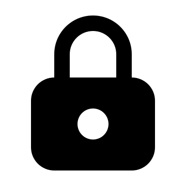 Filled Lock Symbol (Tabler) Free Open-Source SVG Icon (Tabler Icons)