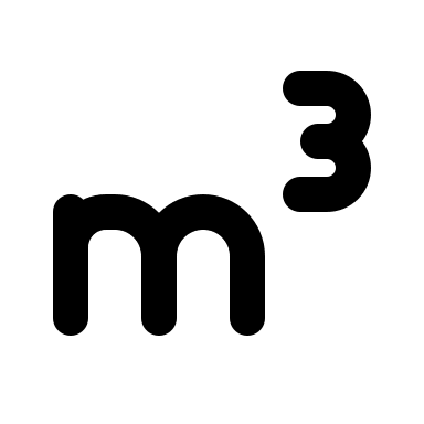 Cube Meter Measurement (Tabler) Free Open-Source SVG Icon (Tabler Icons)