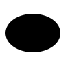 Vertical Oval Shape (Filled) Free Open-Source SVG Icon