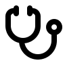 Stethoscope Medical Tool Free Open-Source SVG Icon