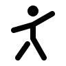 Stretching Exercise Pose (Tabler) Free Open-Source SVG Icon