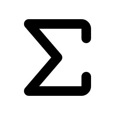 Sum Calculation Symbol Free Open-Source SVG Icon (Tabler Icons)