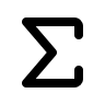 Sum Calculation Symbol Free Open-Source SVG Icon