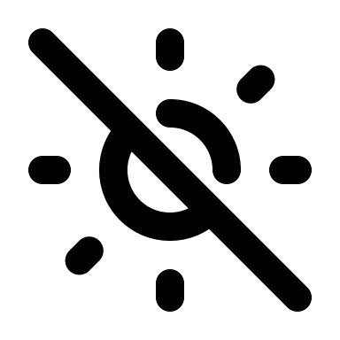 Sun Off (Tabler) Free Open-Source SVG Icon (Tabler Icons)