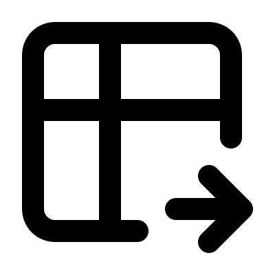 Table Export Feature Free Open-Source SVG Icon (Tabler Icons)