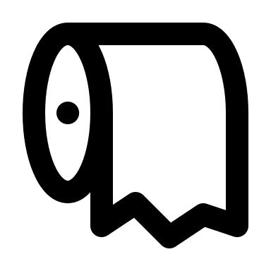 Toilet Paper Roll Free Open-Source SVG Icon (Tabler Icons)