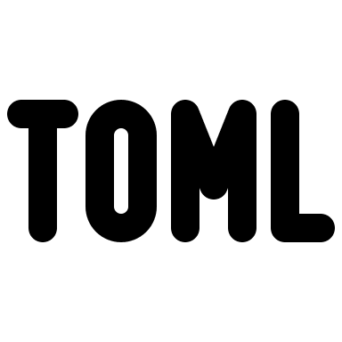 Toml Configuration File Format Free Open-Source SVG Icon (Tabler Icons)