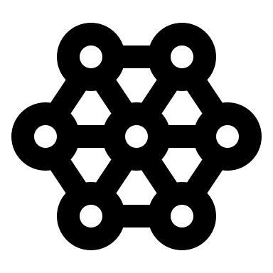 Star Ring Topology Design (Tabler) Free Open-Source SVG Icon (Tabler Icons)