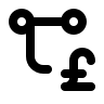 Pound Transaction (Tabler) Free Open-Source SVG Icon