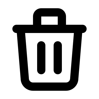 Trash Bin (Tabler) Free Open-Source SVG Icon (Tabler Icons)