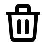 Trash Bin (Tabler) Free Open-Source SVG Icon