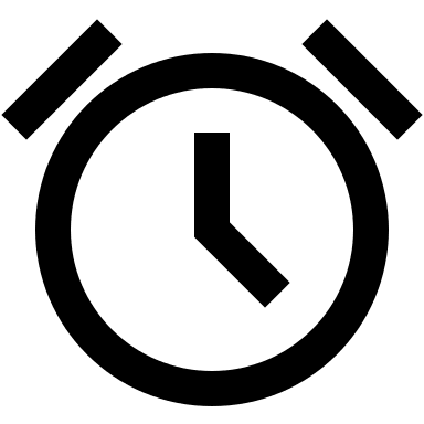 Alarm Clock (TDesign) Free Open-Source SVG Icon (TDesign Icons)