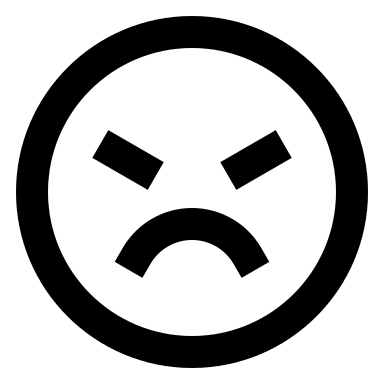 Angry Emotion Free Open-Source SVG Icon (TDesign Icons)