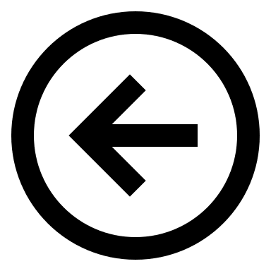 Left Arrow Inside Circle (TDesign) Free Open-Source SVG Icon (TDesign Icons)