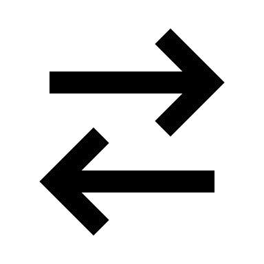 Left and Right Arrow (TDesign) Free Open-Source SVG Icon (TDesign Icons)