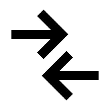 Two-Way Left and Right Arrow (TDesign) Free Open-Source SVG Icon (TDesign Icons)