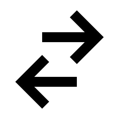 Bi-Directional Arrow (TDesign) Free Open-Source SVG Icon (TDesign Icons)