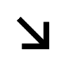 Right Down Arrow (TDesign Icons) Free Open-Source SVG Icon