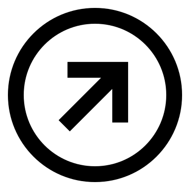 Right-Up Arrow in Circle (TDesign) Free Open-Source SVG Icon (TDesign Icons)