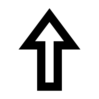 Upward Triangle Arrow (TDesign) Free Open-Source SVG Icon (TDesign Icons)