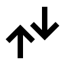 Up and Down Arrow (TDesign) Free Open-Source SVG Icon