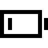 Low Battery Status (TDesign Icons) Free Open-Source SVG Icon