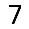 Number Seven (1) Free Open-Source SVG Icon