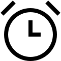 Alarm Clock (Outline) Free Open-Source SVG Icon