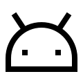 Android Operating System (Outline) Free Open-Source SVG Icon