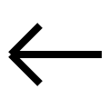 Left Arrow Directional Indicator (Outline) Free Open-Source SVG Icon