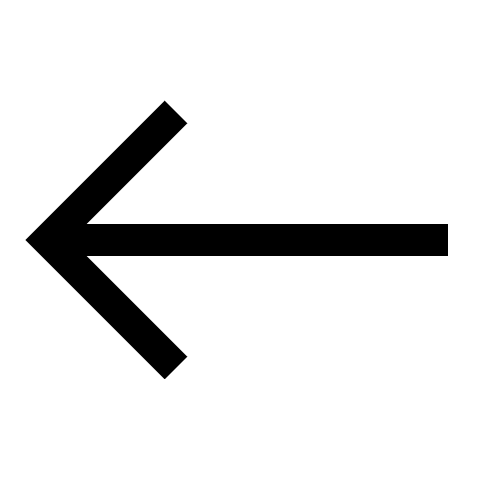 Solid Left Arrow Free Open-Source SVG Icon (Teenyicons)